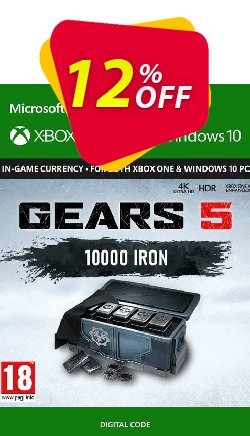 Gears 5: 10,000 Iron + 2,500 Bonus Iron Xbox One Deal