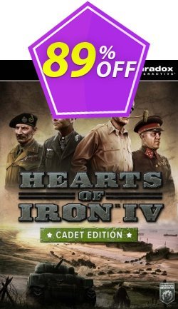 Hearts of Iron IV 4 Cadet Edition PC Coupon discount Hearts of Iron IV 4 Cadet Edition PC Deal - Hearts of Iron IV 4 Cadet Edition PC Exclusive offer 
