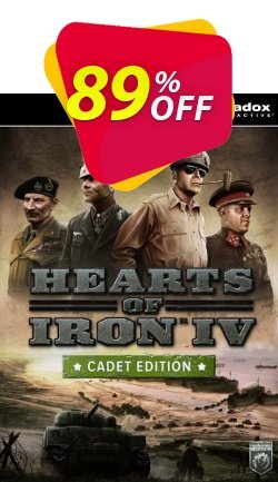 Hearts of Iron IV 4 Cadet Edition PC Coupon discount Hearts of Iron IV 4 Cadet Edition PC Deal - Hearts of Iron IV 4 Cadet Edition PC Exclusive offer 