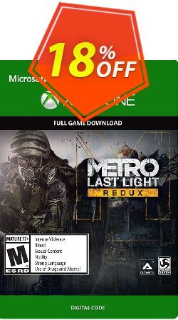 18% OFF Metro Last Light Redux Xbox One Discount