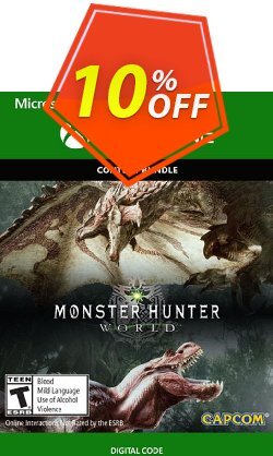 10% OFF Monster Hunter: World - Deluxe Edition Xbox One Coupon code