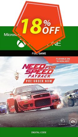 18% OFF Need for Speed Payback Xbox One Discount