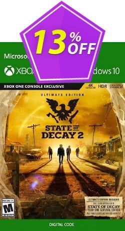 State of Decay 2 Ultimate Edition Xbox One/PC Coupon discount State of Decay 2 Ultimate Edition Xbox One/PC Deal - State of Decay 2 Ultimate Edition Xbox One/PC Exclusive offer 