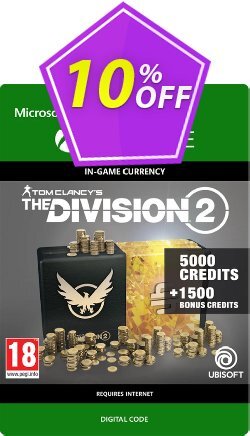 Tom Clancy's The Division 2 6500 Credits Xbox One Coupon discount Tom Clancy's The Division 2 6500 Credits Xbox One Deal - Tom Clancy's The Division 2 6500 Credits Xbox One Exclusive offer 