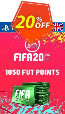 1050 FIFA 20 Ultimate Team Points PS4 PSN Code - UK account Deal