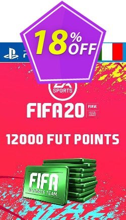 18% OFF 12000 FIFA 20 Ultimate Team Points PS4 - Italy  Discount