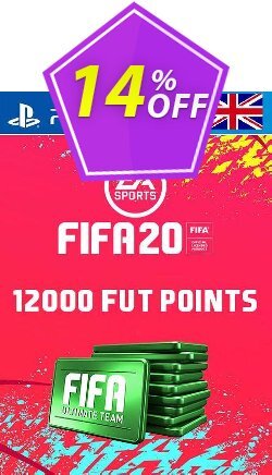 14% OFF 12000 FIFA 20 Ultimate Team Points PS4 PSN Code - UK account Discount