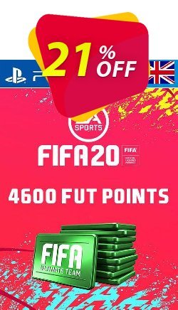 21% OFF 4600 FIFA 20 Ultimate Team Points PS4 PSN Code - UK account Coupon code