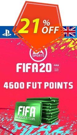 4600 FIFA 20 Ultimate Team Points PS4 PSN Code - UK account Deal