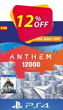 12% OFF Anthem 12000 Shards PS4 - Spain  Discount