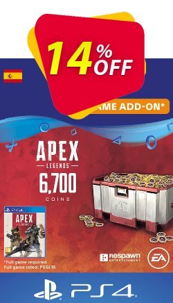 14% OFF Apex Legends 6700 Coins PS4 - Spain  Coupon code