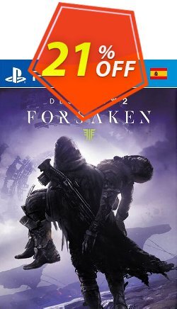 21% OFF Destiny 2 Forsaken PS4 - Spain  Discount