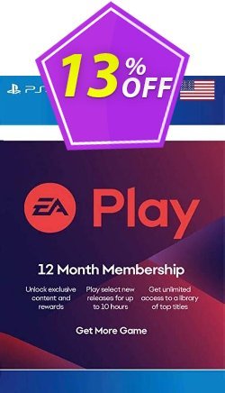 EA Access 12 Month PS4 - US  Coupon discount EA Access 12 Month PS4 (US) Deal - EA Access 12 Month PS4 (US) Exclusive offer 