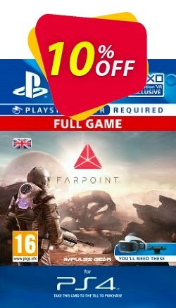 10% OFF Farpoint VR PS4 Coupon code