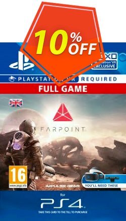 10% OFF Farpoint VR PS4 Discount