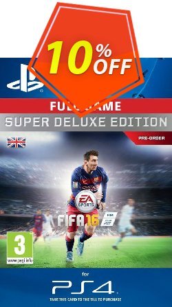 Fifa 16 Super Deluxe PS4 - Digital Code Deal