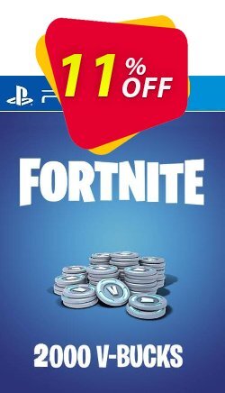 11% OFF Fortnite - 2000 V-Bucks PS4 - EU  Coupon code