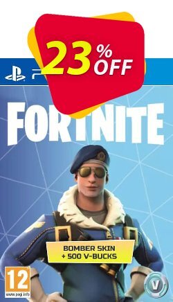 Fortnite Bomber Skin + 500 V-Bucks PS4 Coupon discount Fortnite Bomber Skin + 500 V-Bucks PS4 Deal - Fortnite Bomber Skin + 500 V-Bucks PS4 Exclusive offer 