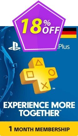 18% OFF PlayStation Plus - 1 Month Subscription - Germany  Discount