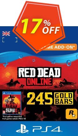 Red Dead Online: 245 Gold Bars PS4 - UK  Coupon discount Red Dead Online: 245 Gold Bars PS4 (UK) Deal - Red Dead Online: 245 Gold Bars PS4 (UK) Exclusive offer 