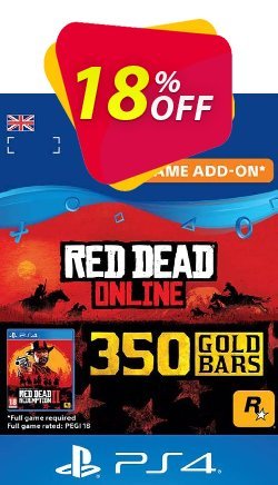 Red Dead Online: 350 Gold Bars PS4 - UK  Coupon discount Red Dead Online: 350 Gold Bars PS4 (UK) Deal - Red Dead Online: 350 Gold Bars PS4 (UK) Exclusive offer 