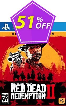 51% OFF Red Dead Redemption 2 Ultimate Edition PS4 US/CA Discount