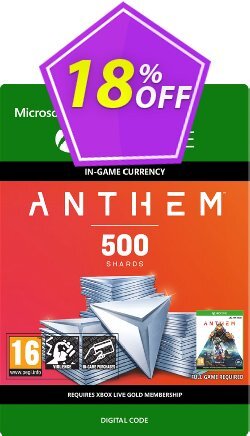 Anthem 500 Shards Pack Xbox One Coupon discount Anthem 500 Shards Pack Xbox One Deal - Anthem 500 Shards Pack Xbox One Exclusive offer