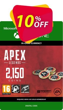10% OFF Apex Legends 2150 Coins Xbox One Coupon code