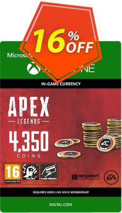 16% OFF Apex Legends 4350 Coins Xbox One Discount