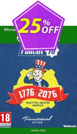 Fallout 76 Tricentennial Edition Xbox One Coupon discount Fallout 76 Tricentennial Edition Xbox One Deal - Fallout 76 Tricentennial Edition Xbox One Exclusive offer 