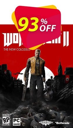 Wolfenstein II 2: The New Colossus PC Coupon discount Wolfenstein II 2: The New Colossus PC Deal - Wolfenstein II 2: The New Colossus PC Exclusive offer 