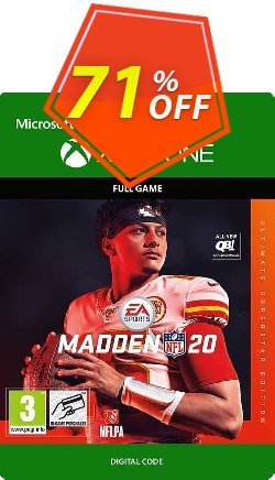 71% OFF Madden NFL 20 Ultimate Superstar Edition Xbox One Discount