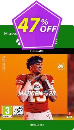 47% OFF Madden NFL 20 Xbox One Coupon code