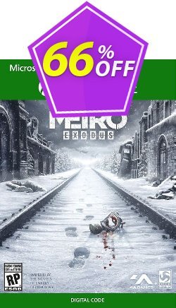 66% OFF Metro Exodus Xbox One Coupon code