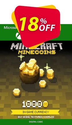 18% OFF Minecraft 1000 Minecoins Xbox One Discount