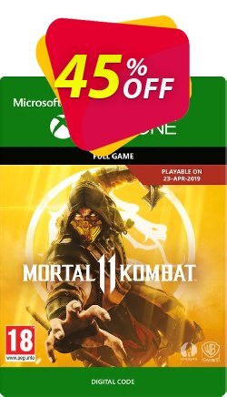 45% OFF Mortal Kombat 11 Xbox One Coupon code