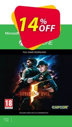 14% OFF Resident Evil 5 Xbox One Discount