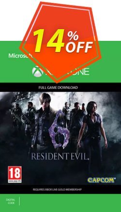 14% OFF Resident Evil 6 Xbox One Coupon code