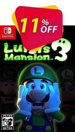 11% OFF Luigi's Mansion 3 Switch Discount