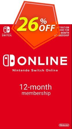 Nintendo Switch Online 12 Month - 365 Day Membership Switch Coupon discount Nintendo Switch Online 12 Month (365 Day) Membership Switch Deal - Nintendo Switch Online 12 Month (365 Day) Membership Switch Exclusive offer 