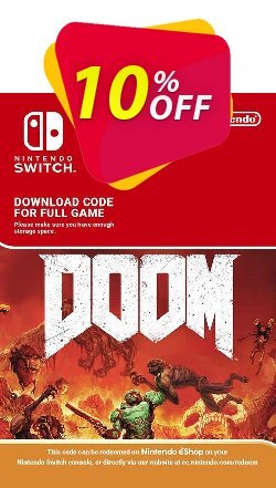 10% OFF Doom Nintendo Switch Coupon code