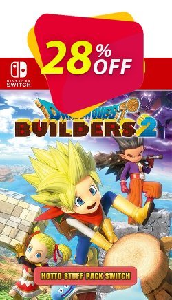 28% OFF Dragon Quest Builders 2 - Hotto Stuff Pack Switch Coupon code