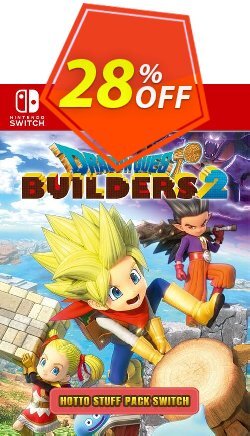 28% OFF Dragon Quest Builders 2 - Hotto Stuff Pack Switch Discount