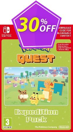 30% OFF Pokemon Quest - Expedition Pack Switch Coupon code