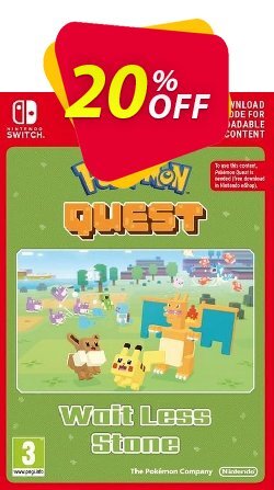 Pokemon Quest - Wait Less Stone Switch Coupon discount Pokemon Quest - Wait Less Stone Switch Deal - Pokemon Quest - Wait Less Stone Switch Exclusive offer 