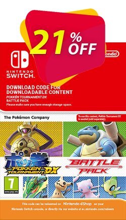 21% OFF Pokken Tournament DX Battle Pack Switch Coupon code