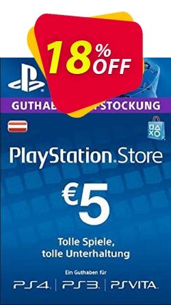 18% OFF PlayStation Network - PSN Card - 5 EUR - Germany  Discount