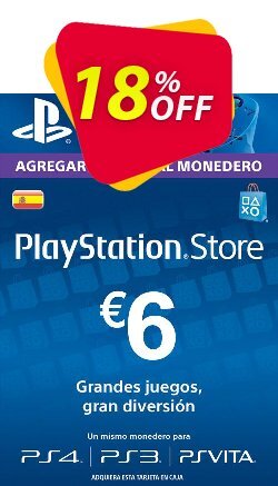 PlayStation Network (PSN) Card - 6 EUR (Spain) Deal