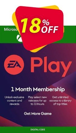 18% OFF EA Access - 1 Month Subscription - Xbox One  Discount