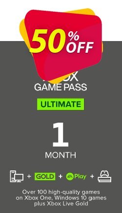 1 Month Xbox Game Pass Ultimate Xbox One / PC Coupon discount 1 Month Xbox Game Pass Ultimate Xbox One / PC Deal - 1 Month Xbox Game Pass Ultimate Xbox One / PC Exclusive offer 